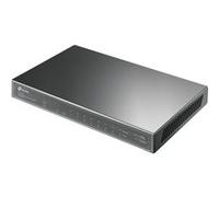 TP-Link TL-SG1210P - Commutateur - non géré - 8 x 10/100/1000 (PoE+) + 1 x 10/100/1000 (liaison montante) + 1 x Gigabit SFP (liaison montante) - de bureau - PoE+ (63 W) G
