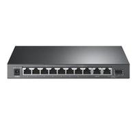 TP-Link TL-SG1210PP V1 - Commutateur - non géré - 2 x 10/100/1000 (PoE++) + 6 x 10/100/1000 (PoE+) + 1 x combo Gigabit SFP/RJ-45 (liaison montante) + 1 x 10/100/1000 (liaison montante) - de bureau - P