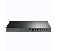 TP-Link Switch PoE TL-SG1218MP 18 ports Gigabit rackable avec 16 PoE Noir
