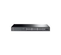 TP-Link TL-SG1428PE - Commutateur - intelligent - 24 x 10/100/1000 (PoE+) + 2 x 10/100/1000 - Montable sur rack - PoE+ (250 W) - CA 100 - 240 V G