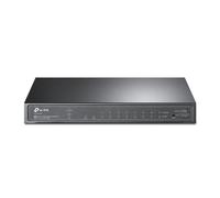 TP-Link TL-SG2210P Géré L2 Gigabit Ethernet (10/100/1000) Connexion Ethernet, supportant l'alimentation via ce port (PoE) Noir