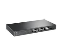 TP-Link Omada TL-SG2428P Géré L2/L2+ Gigabit Ethernet (10/100/1000) Connexion Ethernet, supportant l'alimentation via ce port (PoE) 1U Noir