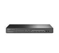 TP-Link TL-SG3210XHP-M2 | Commutateur PoE géré Jetstream 8 Ports Multi-Gigabit L2+ | 8 Ports PoE+ @ 240 W, 2 emplacements SFP+ 10G | Bande passante 2,5 G | SDN Omada intégré | IPv6 | Protection à Vie