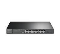 TP-Link Omada SG3428XMP commutateur réseau Géré L2+ Gigabit Ethernet (10/100/1000) Connexion Ethernet, supportant l'alimentation via ce port (PoE) 1U Noir
