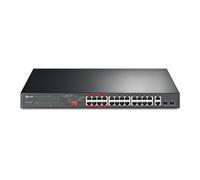 TP-Link TL-SL1226P commutateur réseau Non-géré Gigabit Ethernet (10/100/1000) Connexion Ethernet, supportant l'alimentation via ce port (PoE) 1U Gris