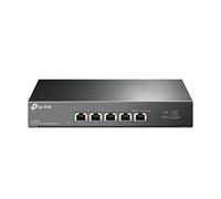TP-Link TL-SX105 | Commutateur Ethernet Non géré 5 Ports 10G/Multi-Gig | Bureau / Montage Mural | Plug & Play | sans Ventilateur | Boîtier en métal Robuste | Protection à Vie limitée | Vitesse de