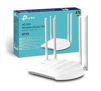 TP-Link TL-WA1801 Points d'Accès WiFi 6 AX1800Mbps, Port Gigabit, Prend en Charge Le PoE Passif, Repeteur WiFi 6, AP, WPA3, Bi-Bande, Brancher et Utiliser, Couverture améliorée, Captive Portal