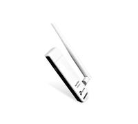 TP-Link TL-WN722N Adaptateur USB WLAN 150 Mbit/s Wi-Fi 4 (802.11n) 2.4GHz, Antenne Externe 4dBi, Sécurité WEP/WPA/WPA2, Compatible Windows/macOS/Linux