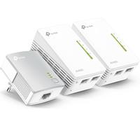 TP-LINK TL-WPA4220T KIT AV500 Powerline Universal WiFi Range Extender, 2 Ethernet Ports, Network Kit - Bridge - HomePlug AV (HPAV)
