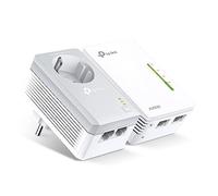 TP-Link TL-WPA4226 KIT AV600 Wi-FI 300 Mbps Pack de 2 Adaptateurs CPL (2 Ports Ethernet, Prise Intégrée)
