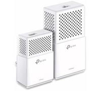 TP-Link TL-WPA7510-KIT (DE) AV1000 WLAN, AC750 (jusqu'à 300 Mbit/s à 2,4 GHz et 433 Mbit/s sur 5 GHz) Gigabit Powerline Kit adaptateur réseau (2 ports Gigabit, idéal pour HDTV, version allemande) Blanc