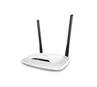 TP-Link TL-WR841N Routeur Wi-Fi 4 Monobande 2.4GHz 300Mbps Fast Ethernet 10/100 RJ-45, IPv4/IPv6, WEP/WPA/WPA2, Pare-feu SPI, 2 Antennes Externes