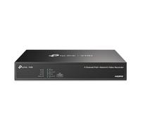 TP-Link VIGI NVR1004H-4P Enregistreur vidéo sur réseau Noir