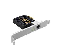 TP-Link TX201 Carte réseau 2.5 Gigabit Ethernet PCI Express, 1 port RJ-45, IEEE 802.3ab/bz/u/x, Wake-on-LAN, Compatible Windows/Linux, Noir/Gris
