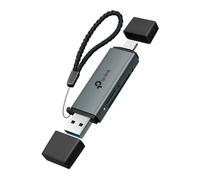 TP-Link UA430D Lecteur de Carte SD, USB 3.0 Type C&A, Prend en Charge SD/SDHC/SDXC/mircoSD/microSDHC/microSDXC, UHS-I, Compatible avec téléphone (iOS/Android), Tablette, Ordinateur Portable et Bureau