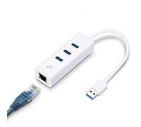 TP-Link UE330 Adaptateur USB 3.0 Ethernet Gigabit avec HUB USB 3 Ports | 3 ports USB 3.0, Plug & Play, compatible Windows et Mac, idéal bureau/télétravail