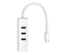 TP-Link UE330C Adaptateur USB-C 3.0 vers Ethernet | Hub portable 3 ports USB-A 3.0 avec 1 port Ethernet Gigabit RJ45 | Adaptateur réseau pour ordinateur portable | Plug & Play | Prend en charge Win 7