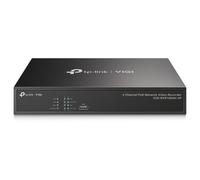 TP-Link VIGI NVR1004H-4P Enregistreur vidéo sur réseau Noir