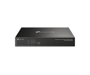 TP-Link VIGI NVR1008H-8MP : Enregistreur Vidéo Réseau 8 Canaux, Résolution 8MP, Enregistrement 2160p, Stockage SATA jusqu'à 10To, 8 Entrées Alarme
