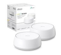 TP-Link WiFi 7 Mesh BE3600 Bi-Bande, Port Ethernet 1,0 Gbps, Opération Multi-Liaison(MLO), Itinérance Transparente, Contrôle Parental, Compatible avec Toutes Les Box Fibre, WPA3, Deco BE3600(2-Pack)