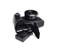 TP main de véritables housse en cuir authentique sac de couverture pour Half Panasonic G7 Black Bottom Version ouverture