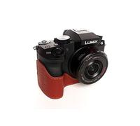 TP main de véritables housse en cuir authentique sac de couverture pour Half Panasonic G7 Brown Couleur