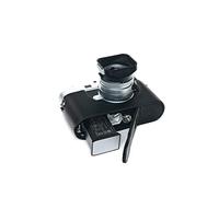 TP Original Fait à la Main en Cuir véritable véritable moitié caméra Housse pour Leica M11 Cuir Noir Coutures Noires