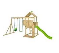Tp Toys - Aire de jeux en bois avec glissière et portique Kingswood NC G