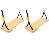 TP Toys Balançoire en Bois et Corde pour Portique H190-250 Cm (Lot de 2)