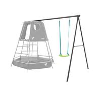 TP TOYS Bras de portique avec balançoire EXPLORER TOUR - métal noir, 3+ ans, capacité 60 kg