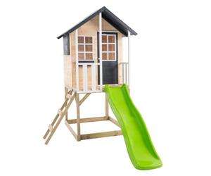 TP Toys Cabane Enfant sur Pilotis Modulable avec Toboggan, Jacinthes
