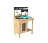 TP Toys Cuisine en Bois FSC® pour Enfants - Évier Fonctionnel Pump and Play - Accessoires Inclus - Dès 3 Ans - Jeu d’Imitation Intérieur et Extérieur