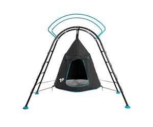 TP Toys Monkey Bar Grimpeur et UFO Den, Jungle Gym, Active Outdoor Fun, Age 3-8 Ans, TP848, Noir