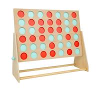 TP Toys Puissance 4 Géant en Bois FSC® - Jeu de Société Familial - Intérieur/Extérieur - Dès 3 Ans - Pour Enfants et Adultes - Format XL - Développe Réflexion et Stratégie