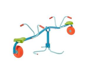 TP Toys Spiro Scie à Bascule rebondissante et rotative pour Enfants, Pieds rembourrés pour protéger Les sols, Guidon incliné, piquets de Sol, Roues en Caoutchouc, Jouets Actifs de Jardin et