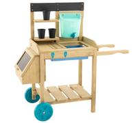 TP Toys Table à Rempoter Enfant Mobile FSC - Mini Serre, Bac, Pots & Réservoir d’Eau - Avec Roues & Poignées - Dès 3 Ans - 90,5 x 42,8 x 88,3 cm - Usage Domestique