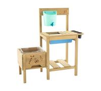TP Toys Table à Rempoter Petit Jardinier 82,7x34x88 cm - Bois FSC avec Bac à Terre, Réservoir d’Eau, Bassine et Rangement - Idéal pour Enfants dès 3 Ans - Jardinage Ludique - Usage Domestique