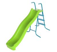TP Toys Toboggan Ondulé L220 Cm, 3-10 Ans, 4 Marches, Vert Pomme