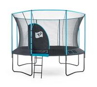 TP Toys Trampoline Genius 14 avec filet de sécurité noir/bleu 427x427x269 cm