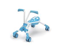 Scramblebug Tide Bleu |Premier Velo Bébé Draisienne pour les enfants 1-3 ans| Intérieur et Extérieur|Porteur à 4 roues sans pédales pliable en 3 clics | Garçons et Filles