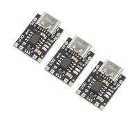 TP4057 Module de charge USB de type C 1 A 3,7 V 4,2 V pour batteries au lithium avec protections contre les surcharges