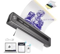TP88 Pochoir de tatouage sans fil - Machine de transfert thermique Bluetooth avec 10 feuilles de papier pour smartphones et PC - pour artistes et débutants