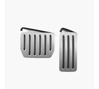 TPARTS Ensemble de pédales de Performance en Aluminium à Verrouillage Automatique pour Tesla Model 3 & Model Y - Couvre-pédales accélérateur et Frein - Protège-Pied antidérapant - Accessoires de