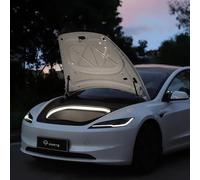 TPARTS Frunk Bande LED pour Tesla Model 3 Highland 2024+ - en Silicone Flexible - Étanche - Éclairage intérieur - Modèle 3 - Qualité supérieure - Accessoire de Coffre - Lumière Blanche Froide