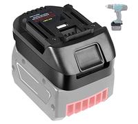 TPDL Adaptateur de batterie Bosch vers Makita - Convertisseur pour batterie Bosch 18 V GBA Professional System fonctionne avec les outils électriques Makita 18 V Li-Ion (pas PBA)