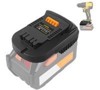 TPDL Adaptateur pour batterie Ridgid AEG 18 V vers outils sans fil DeWalt 20 V MAX XR, utilisation pour batteries à plate-forme Ridgid 18 V (adaptateur uniquement)