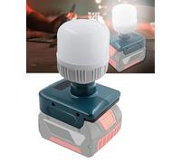 TPDL Lampe Sans Fil pour Batterie Bosch GBA 18 V, Lampe de Travail 12 W avec Ampoules E27 Réglables 1300 lm, Luminosité Réglable, pour Système Bosch Professional