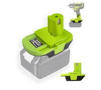 TPDL MT18RL Adaptateur de batterie pour outil de batterie Ryobi 18 V, convertisseur de batterie avec connexion USB, convertir avec batterie Makita 18 V pour outil Ryobi 18 V Lithium-Ion