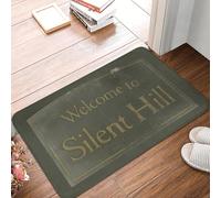 TPDODON Bienvenue à Silent Hill Tapis de Porte d'entrée de Sol extérieur Salle de Bain Cuisine Paillasson Chambre Tapis Tapis-16x24 inch