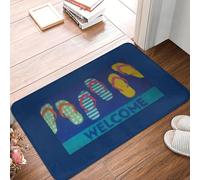 TPDODON Bienvenue chez Nous Paillasson Amusant Tapis antidérapant Salle de Bain Cuisine Toilette Tapis Tapis-16x24 inch